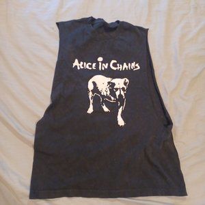Alice in Chains - shirt cut into tank top